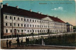 Kolozsvár, Cluj; Cs. és kir. közös laktanya / military barracks (vágott / cut)