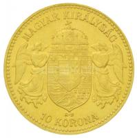 1913KB 10K Au "Ferenc József" (3.41g/0.900) T:1-,2 
Hungary 1913. 10 Korona Au "Fran...