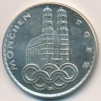 Csúcs Viktória (1934-1993) / KD 1972. München Olimpia jelzetlen Ag emlékérem (16.45g/32,5mm) T:1-