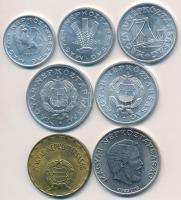 1965-1971. 10f Al + 20f Al + 50f Al + 1Ft Al (2x) + 2Ft sárgaréz + 5Ft Ni T:1,1-
Adamo F3.2, F4.2, ...