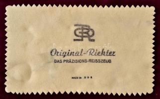 Richter Präcision Kopernikus XI körzőkészlet, saját dobozában, szép állapotban, 27×14 cm