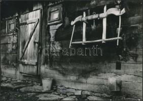 cca 1970 Giltán Tivadar: Felső Róna, feliratozott vintage fotóművészeti alkotás, 17x24 cm