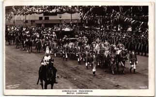 1911 London, Coronation Procession of George V, Royal Carriage (EB)
