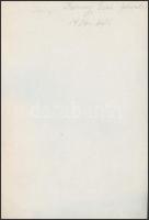 1934 Kerny Gizella felvétele Kerny István (1879-1963) fotóművészről, feliratozott vintage fotó, 16x1...