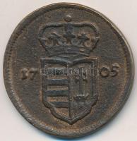 1705. XX Poltura "II. Rákóczi Ferenc" öntvény fém replika! T:2,2-