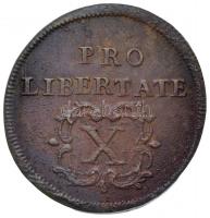 1706. X Poltura Cu "II. Rákóczi Ferenc" (8,21g) T:2 / Hungary 1706. X Poltura Cu "Fra...