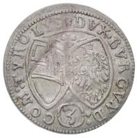 Ausztria 1650. 3kr Ag "Ferdinánd Károly" (1,56g) T:2- hullámos lemez
Austria 1650. 3 Kreu...