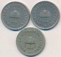 1909KB 10f (2x) Ni + 1915KB 10f alpakka T:2,2- egyiken karc
Adamo K3,K3.1