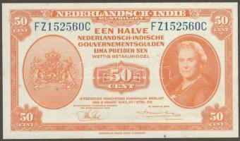 Holland-India 1943.03.02. 50c T:I-