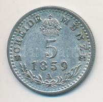 Ausztria 1859A 5kr Ag "Ferenc József" T:2,2-
Austria 1859A 5 Kreuzer Ag "Franz Josep...
