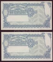 Argentína 1942-48. 50c (2x) egymásutáni sorszámokkal T:I