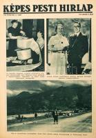 1928-37 A Képes Pesti Hírlap mellékletének 50 száma, különböző minőségben, 30x22cm