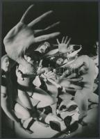 cca 1974 Mozdulatművészek, vintage fotó, 16x11,5 cm