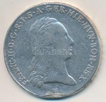 Osztrák Németalföld 1795H Koronatallér II. Ferenc vésve (29,27g) T:3 ph., forrasztásnyom Austrian Netherlands 1795H Kronenthaler Franz II carved (29,27g) C:F edge error, soldering mark Krause KM#62.1