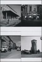 cca 1960 Kecskeméti városképek, riportfotók, Medgyesi László (?-?) kecskeméti fotóművész hagyatékába...
