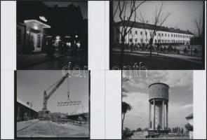 cca 1960 Kecskeméti városképek, riportfotók, Medgyesi László (?-?) kecskeméti fotóművész hagyatékába...