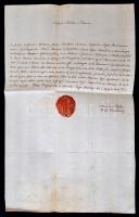 1792 Szélakna/Hegybánya (Windschaft/Siglisberg), latin nyelvű házasságlevél, rányomott viaszpecséttel