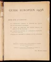1930-36 Vegyes Földközi tengeri idegenforgalmi kiadvány, 3db, különböző méretben és minőségben magya...