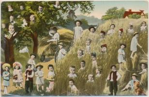 Children in the hay (EB)