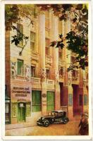 Budapest, Bazilika, Postatakarék pénztár, Pesti Haza első takarékpénztár - 3 db régi képeslap