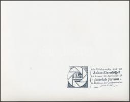 cca 1973 Czóbel Béla (1883-1976) Kossuth-díjas festőművész a műtermében, Adam Eisenhöffel német fotó...