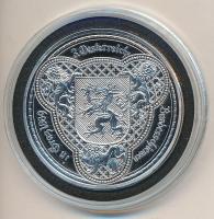 DN Osztrák-Magyar Monarchia pénzei utánveretben - 1889. 2 Gulden ezüstözött Cu-Ni emlékérem COPY beütéssel, tanúsítvánnyal (38mm) T:PP