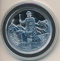 DN "Osztrák-Magyar Monarchia pénzei utánveretben - 1889. 2 Gulden" ezüstözött Cu-Ni emléké...