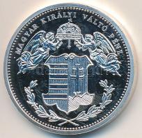 DN "Osztrák-Magyar Monarchia pénzei utánveretben - 1868KB 4 Krajcár" ezüstözött Cu-Ni emlé...