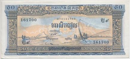 Kambodzsa 1956-1975. 50R T:II Cambodia 1956-1975. 50 Riel C:XF Krause 7.d