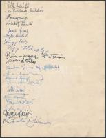 1949 A Magyar Népköztársaság munkás szakérettségi tanfolyamának végzett bölcsész osztálya, kistabló ...