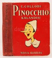 C. Collodi: Pinocchio kalandjai. Egy kis fabáb története. Budapest, é.n., Nova. Kissé viseltes illusztrált kiadói kemény kötésben.