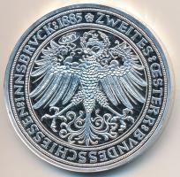 DN "Osztrák-Magyar Monarchia pénzei utánveretben - 1885. 2 Gulden" ezüstözött Cu-Ni emléké...