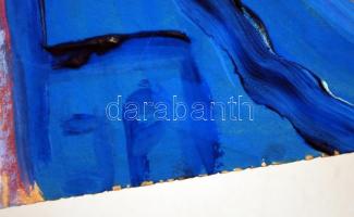 JP jelzéssel: Sikoly. Olaj, papír, 39×29 cm