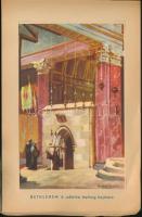 Ahol Jézus járt; kiadja a Szentföld Magyarországi Biztosi Hivatal - 20 db beragasztott képeslap Holl...