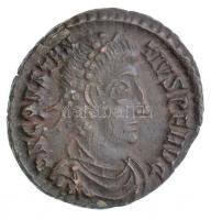 Római Birodalom / Siscia / II. Constantius 351-355. AE3 Cu (2,52g) T:2 Roman Empire / Siscia / Constantius II 351-355. AE3 Cu D N CONSTAN-TIVS P F AVG / FEL TEMP REPARATIO - ASIS zigzag (2,52g) C:XF RIC VIII 352.