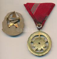 1957. "Szocialista Munkáért Érdemérem" aranyozott, zománcozott Br érdemérem, mellszalagon ...