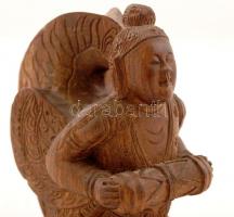 Garuda, faragott faszobor, 13cm
