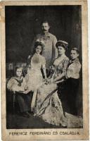 Ferenc Ferdinánd és családja / Archduke Franz Ferdinand of Austria with his family (EB)