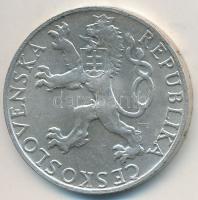 Csehszlovákia 1948. 50K Ag "Prágai felkelés harmadik évfordulója" T:2 Czechoslovakia 1948....