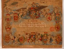 1777 Ferraris, Joseph de (1726-1814): Carte chorographique des Pays-Bas autrichiens, Osztrák Németal...