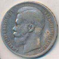 Orosz Birodalom 1897. 1R Ag "II. Miklós" T:2- ü., ph Russian Empire 1897. 1 Rouble Ag &quo...