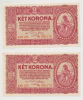 1920. 2K (5x) közte 2db közeli sorszám T:I,I-