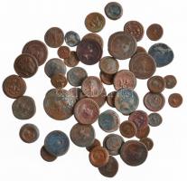 55db-os vegyes ókori mini replikapénz tétel T:2 55pcs of various ancient mini replica coins C:XF