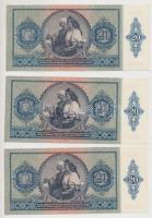 1941. 20P (8x) sorszámkövetők (3+5) T:I