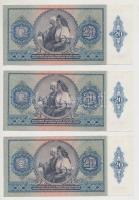 1941. 20P (8x) sorszámkövetők (3+5) T:I