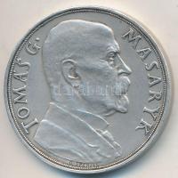 Csehszlovákia 1935. "Tomas G. Masaryk elnök 85. születésnapja" Ag emlékérem, peremén jelze...