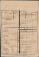 cca 1910 az Első Dunahajózási Társaság Bányaművei borítékja meghagyási igazolvány és polgári személy...