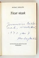 Hubay Miklós: Tüzet viszek. Budapest, 1971, Szépirodalmi  Könyvkiadó. Foltos egészvászon borító, 483...