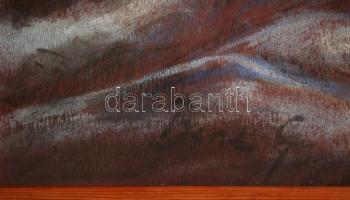 Bene jelzéssel: Csendélet. Pasztell, papír, üvegezett keretben, 50×34 cm