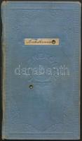 1919 a debreceni egyetem jogászhallgatójának fényképes leckekönyve, neves oktatók (Iványi Béla, Teghze Gyula, Szlávik Mátyás, stb.) aláírásaival